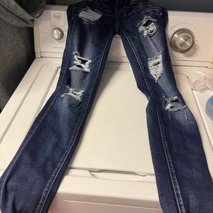 American eagle distressed jeggings